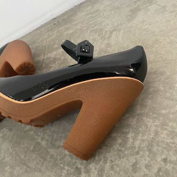 Rare MBMJ Black Patent Leather Marc Jacobs Maryjane Heels Vintage Y2K Size 38. - Picture 9 of 10